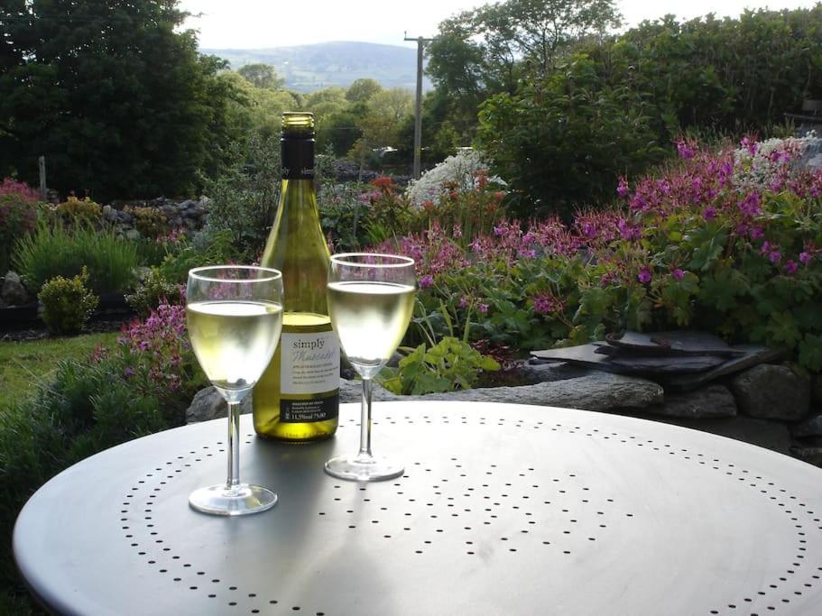 Traditional Stone Cottage With Sea Views In Snowdonia National Park Brynkir Exteriör bild